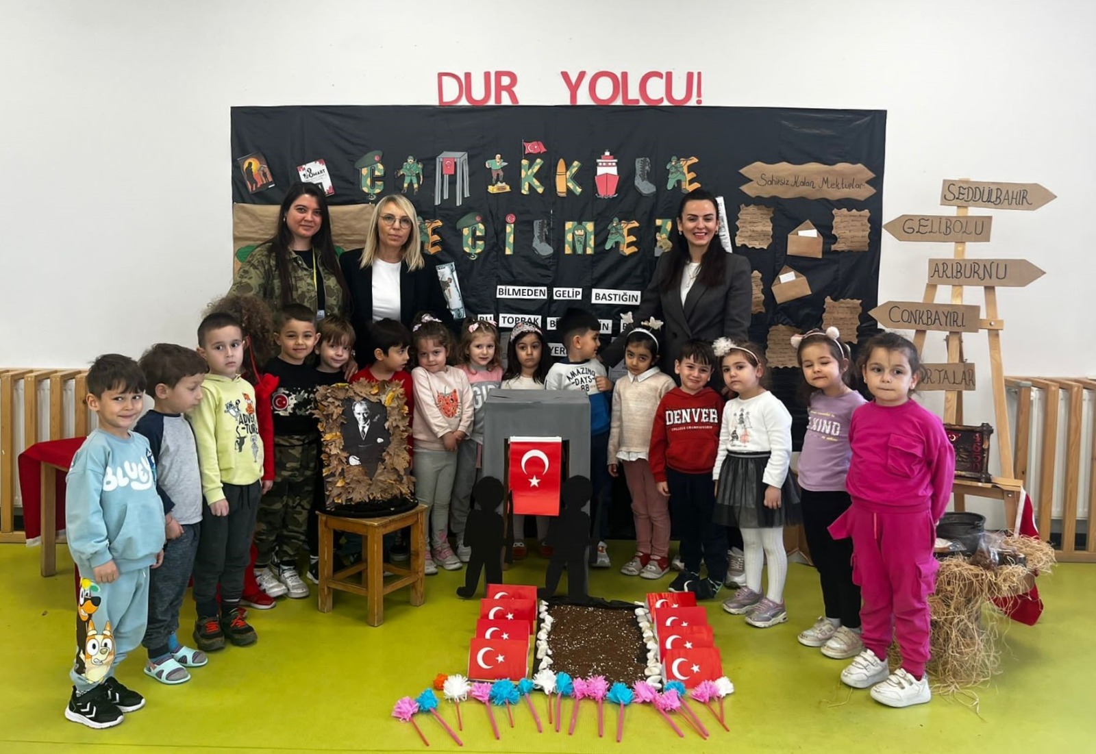 Çinar Çocuk Evleri'nin minikleri Çanakkale Zaferini büyük bir heyecanla kutladi (4)