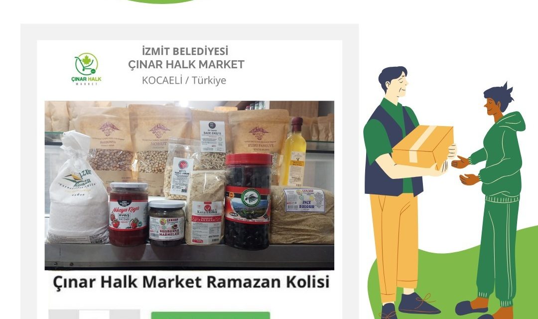 ÇINAR HALK MARKET ÜRÜNLERİ İHTİYAÇ SAHİBİ AİLELERE ULAŞIYOR