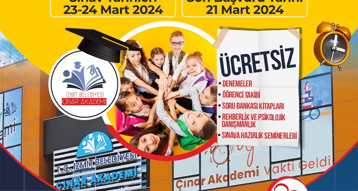 İZMİT BELEDİYESİ ÇINAR AKADEMİSİ HİZMET KAPASİTESİNİ ARTTIRIYOR