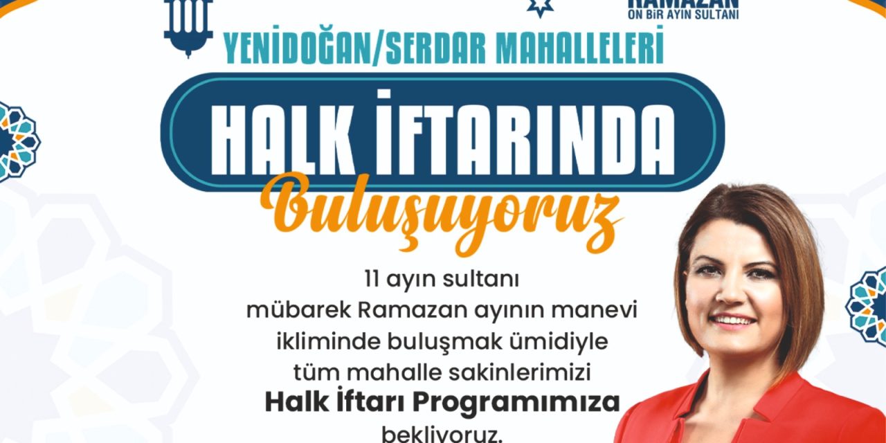 İZMİT BELEDİYESİ HALK İFTARLARI YENİDOĞAN MAHALLESİNDE DEVAM EDECEK