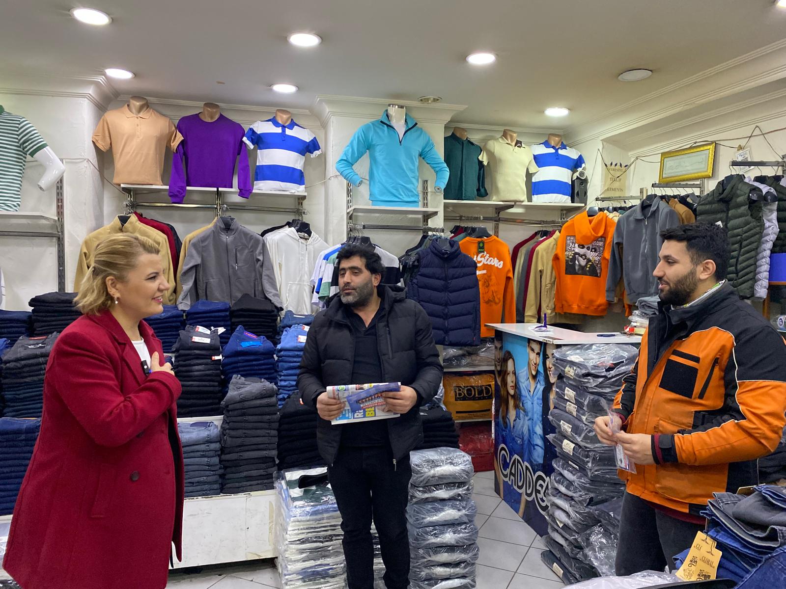 Üçyol esnafıyla buluşan Hürriyet Esnaf bizim baş tacımız (9)