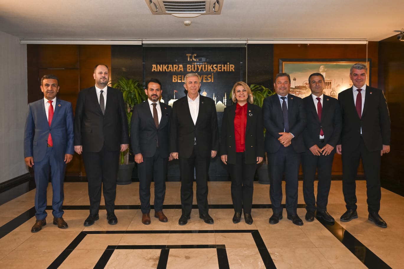 Baskan Hürriyet, ABB Baskani Mansur Yavas'i ziyaret etti (3)