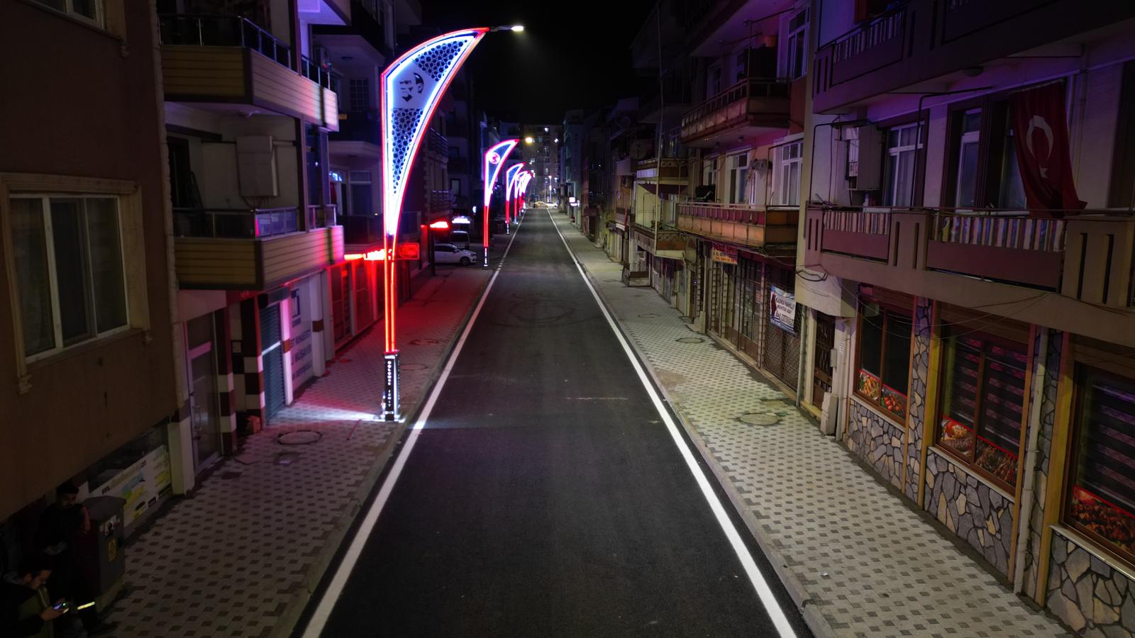 Esendal Sokak Gece Drone Görüntüleri (2)