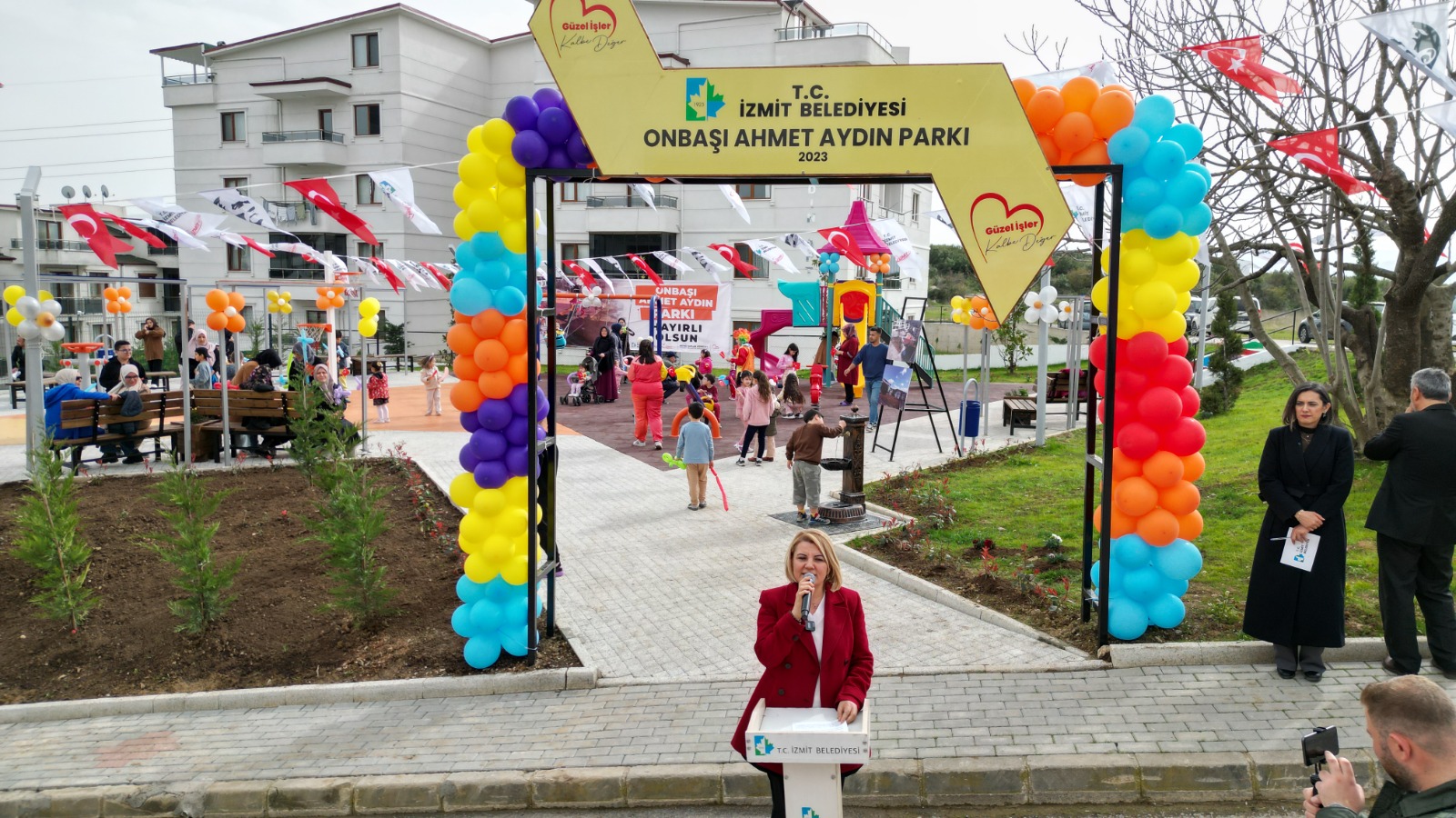 Hatipköy Onbaşı Ahmet Aydın Parkı açıldı (2)