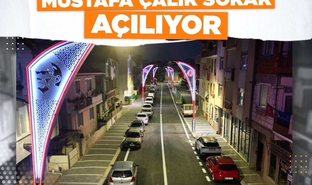 İZMİT BELEDİYESİ YARIM ASIRLIK SORUNU ÇÖZDÜĞÜ MUSTAFA ÇALIK SOKAĞI YARIN AÇIYOR