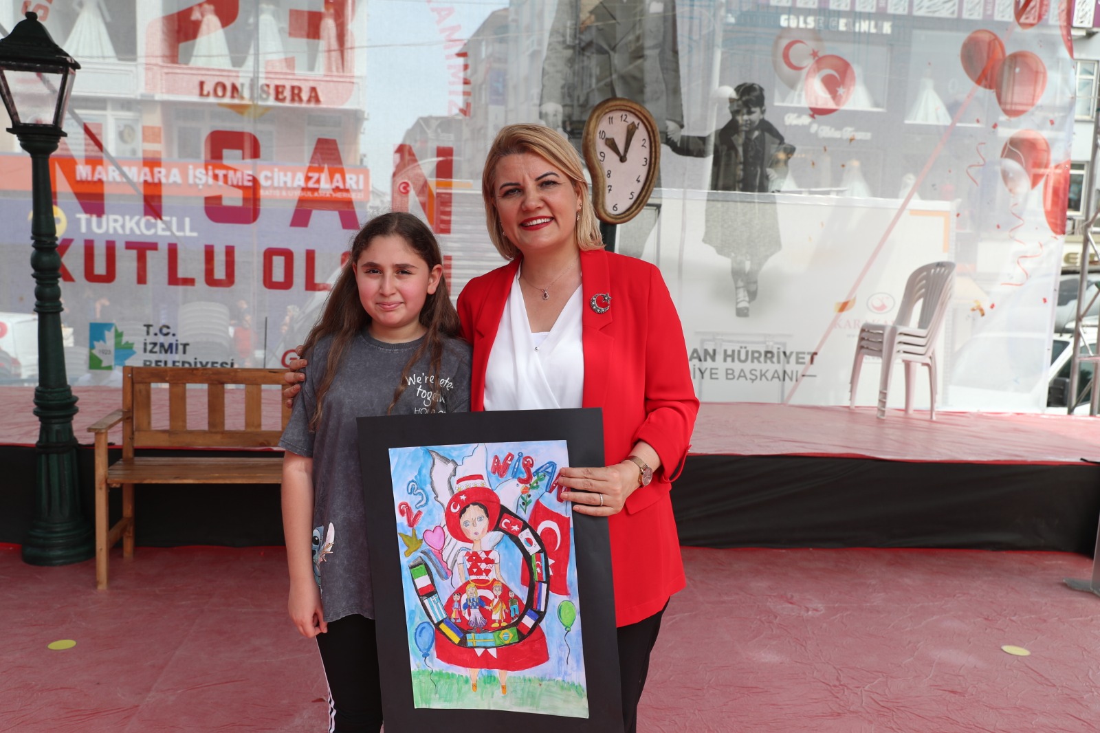 Nehir Şenergün ve Başkan Hürriyet