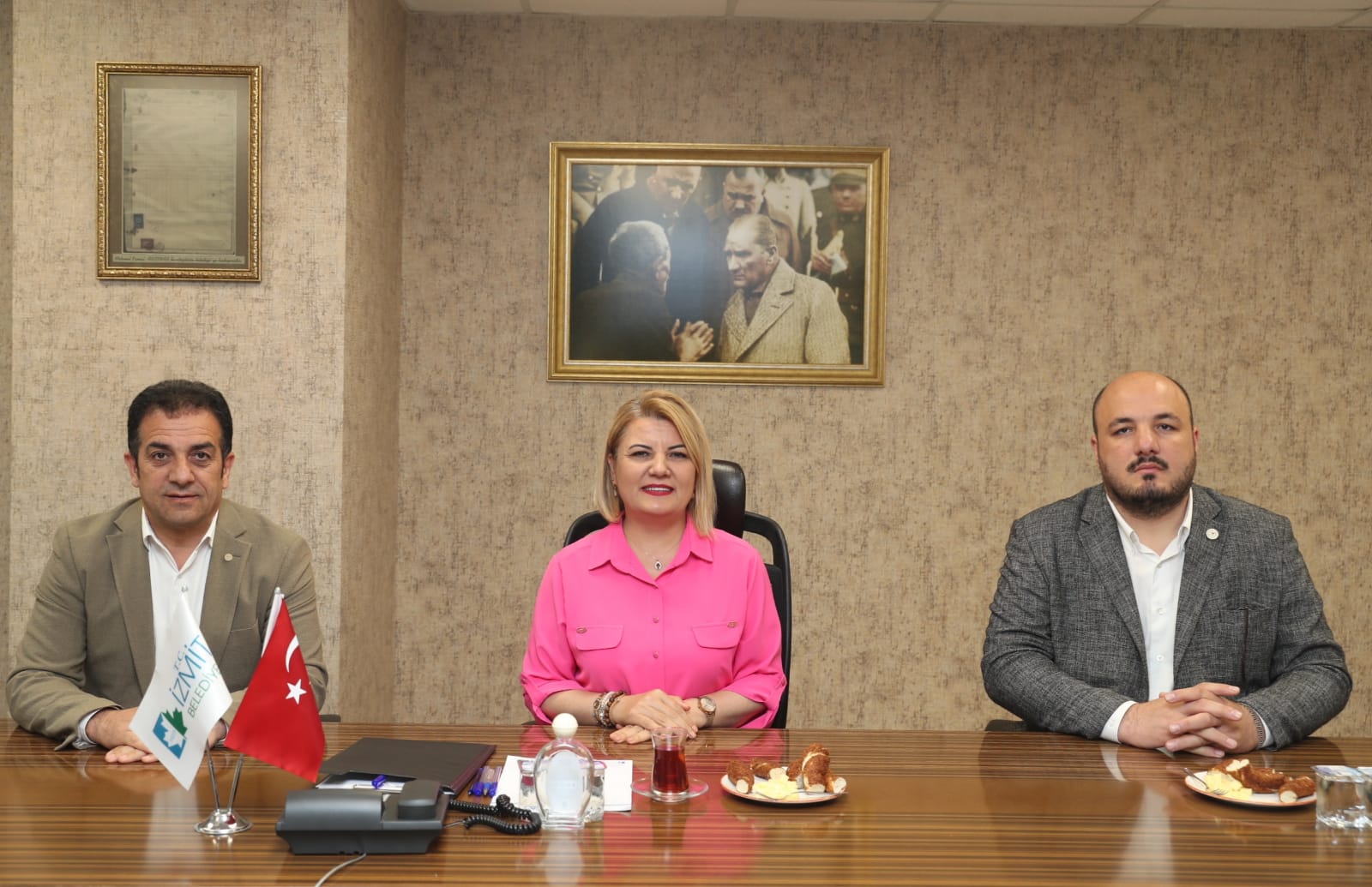 Baskan Hürriyet, Kültür Rotalari Dernegi ile Erasmus Spor Projesi için bir araya geldi (2)