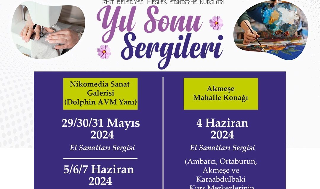 İZMEK YILSONU SERGİLERİ BAŞLIYOR!