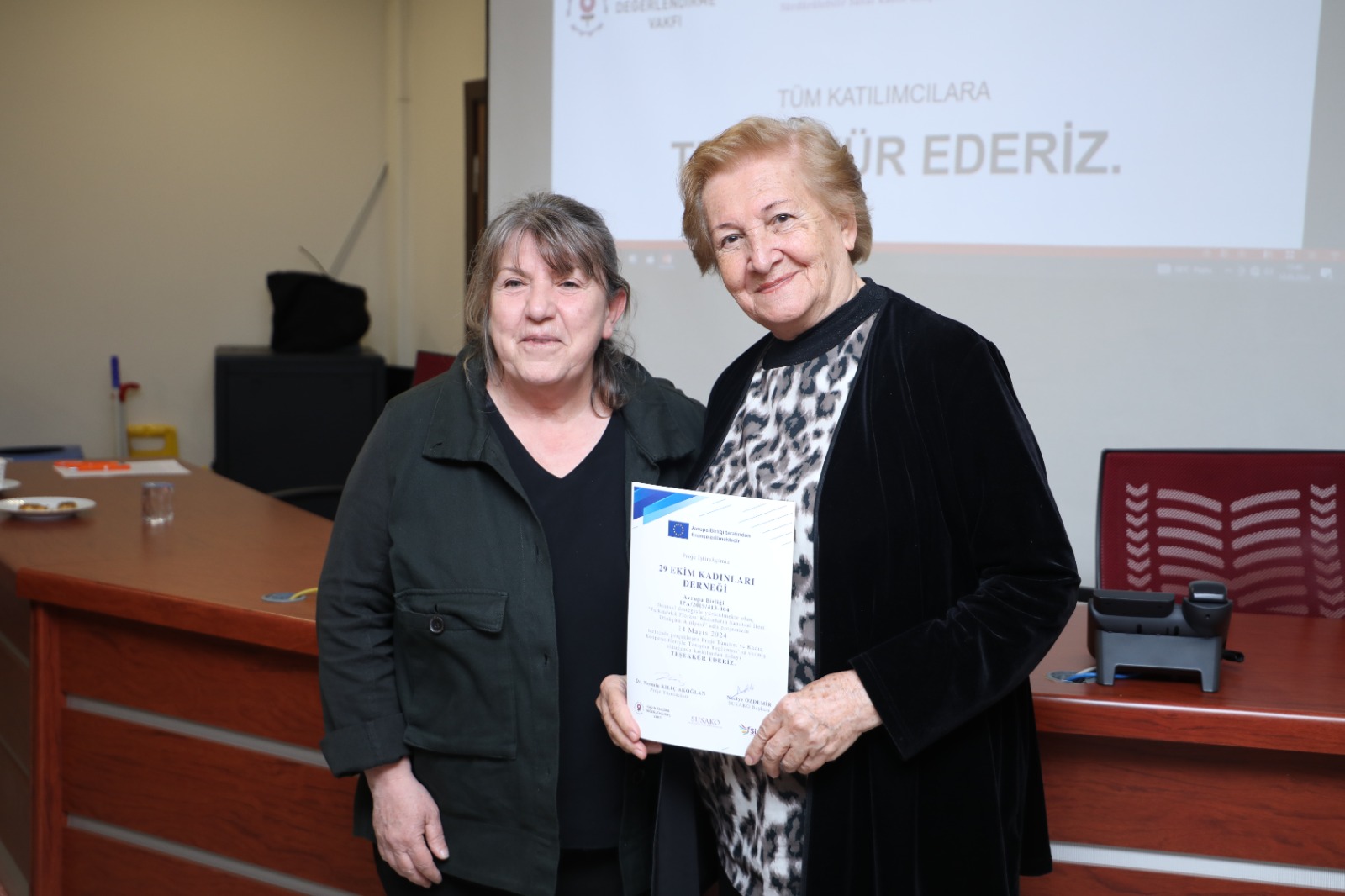 Kadın kooperatifleri Sanatsal İleri Dönüşüm Atölyesi Projesinde bir araya geldi (5)