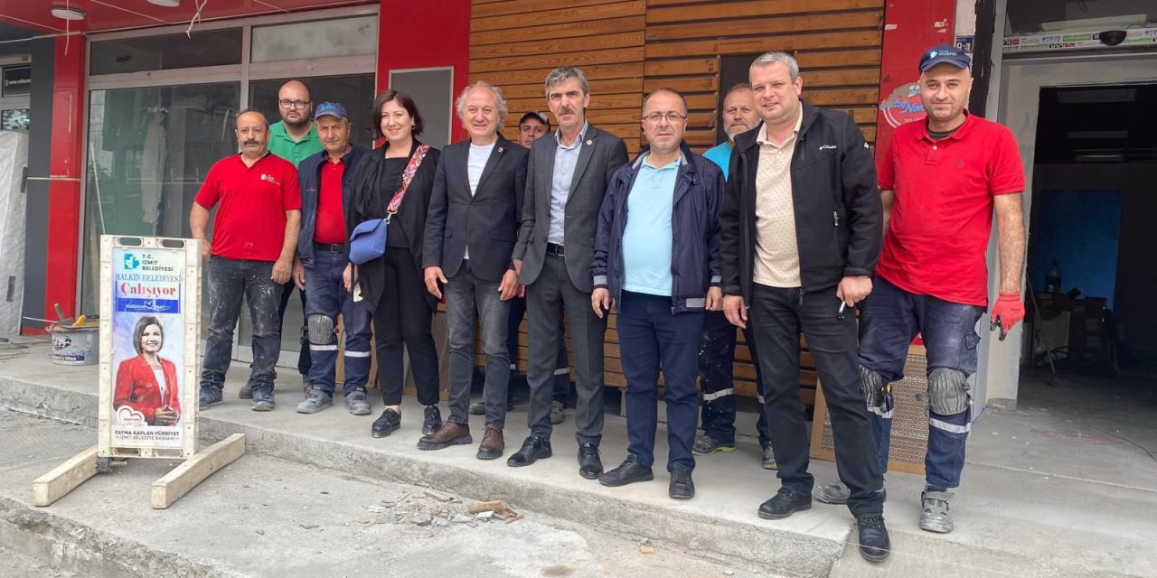 İZMİT BELEDİYESİ MECLİS ÜYESİ ERDEM ARCAN 2. KENT LOKANTASINDAKİ ÇALIŞMALARI İNCELEDİ