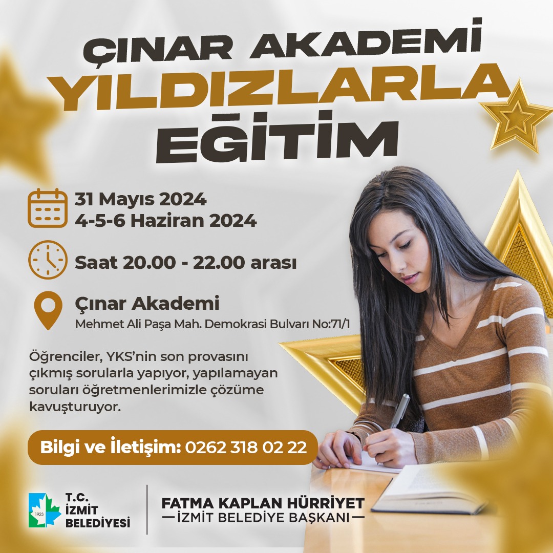 Geleceğin yıldızları için Çınar Akademi'de özel eğitim programı başlıyor (1)