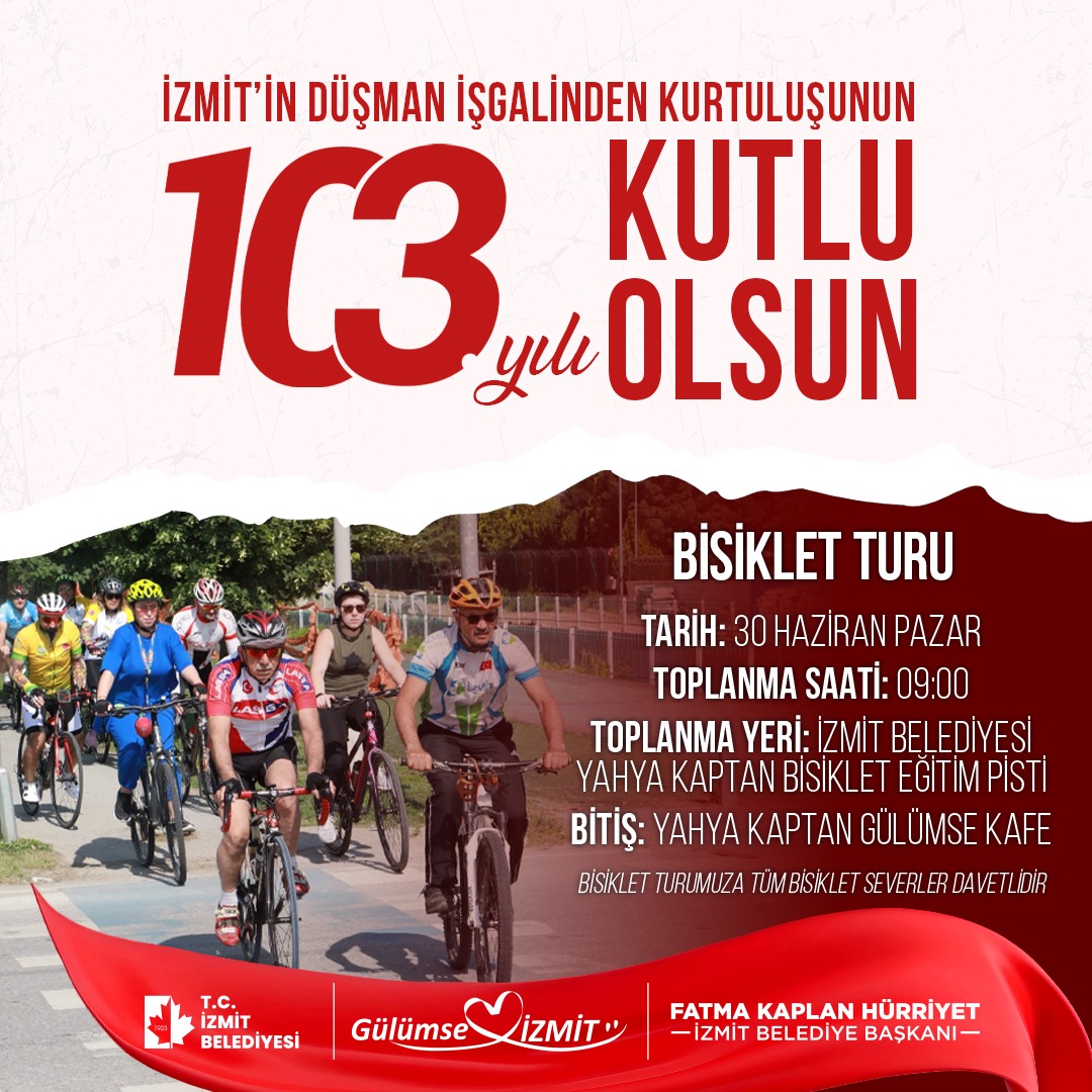 İzmit Belediyesi, kurtuluşun 103. yılını coşkuyla kutlayacak (2)