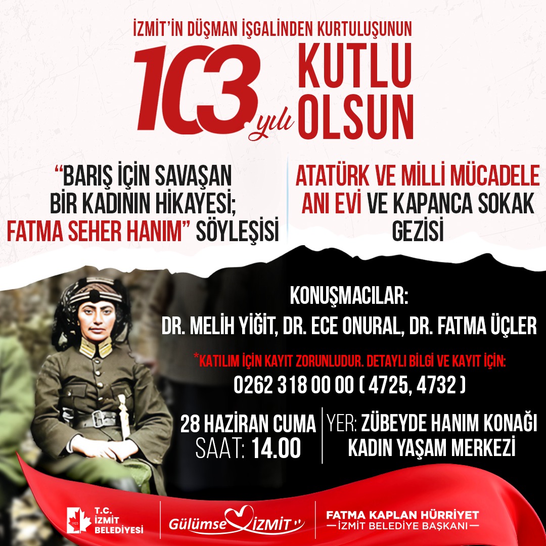 İzmit Belediyesi, kurtuluşun 103. yılını coşkuyla kutlayacak (3)