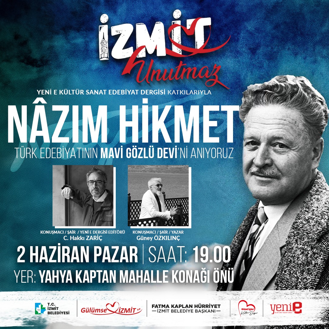 Nazım'ın şiirleri İzmit'te yankılanacak