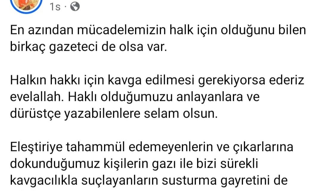 HÜRRİYET, “DÜRÜSTÇE YAZABİLENE SELAM OLSUN”