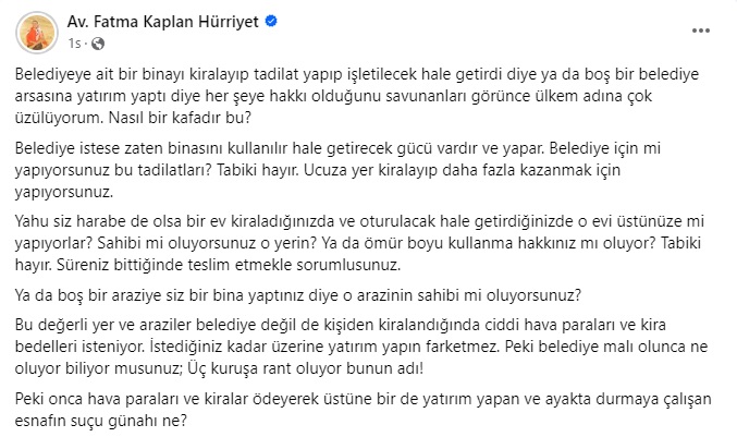 HÜRRİYET’TEN KAMU MALI ÜZERİNDE HAK İDDİA EDENLERE TEPKİ!
