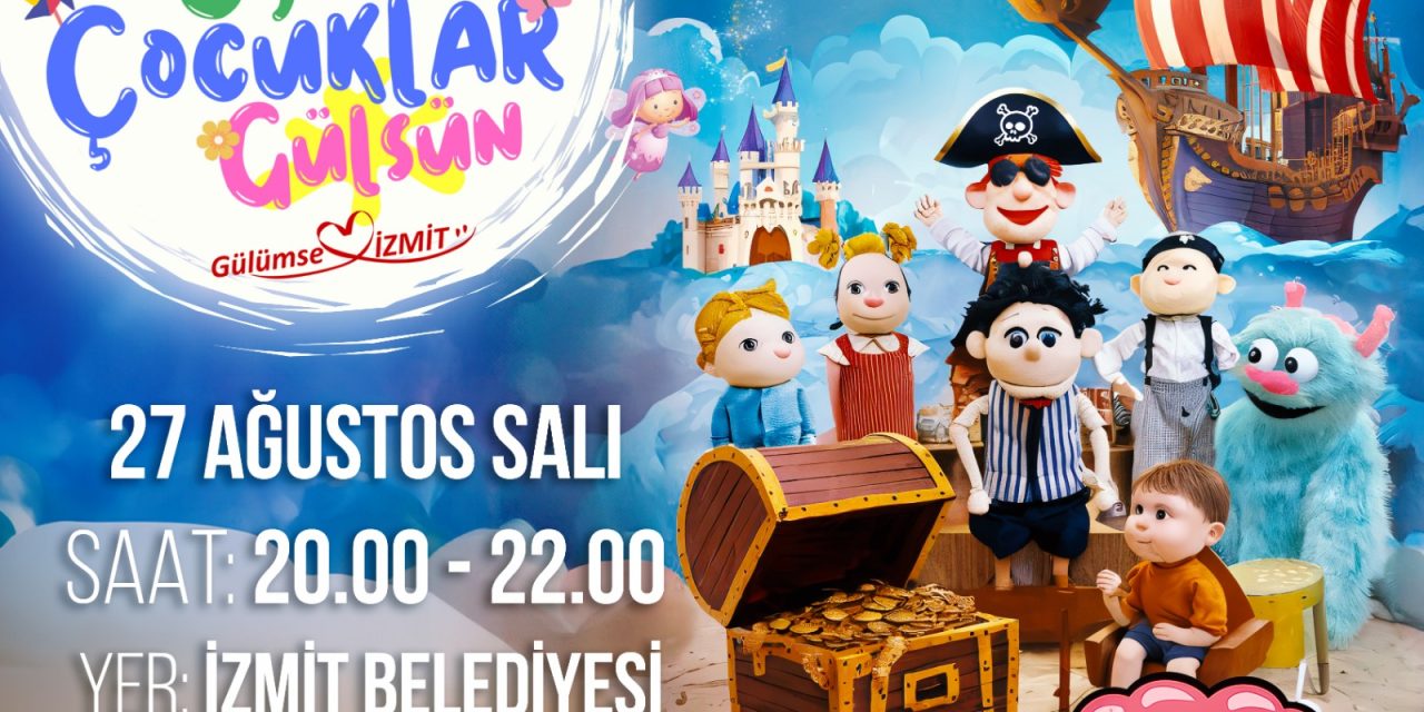 İZMİT YAZ AKŞAMLARINDA ÇOCUKLAR GÜLÜMSEYE DEVAM EDİYOR