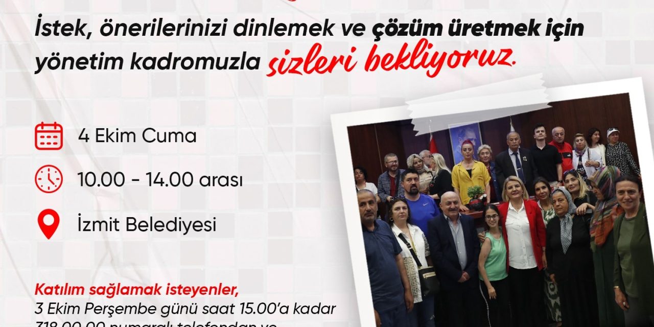 BAŞKAN HÜRRİYET, HALK GÜNÜ BULUŞMALARINA 4 EKİM’DE DEVAM EDECEK