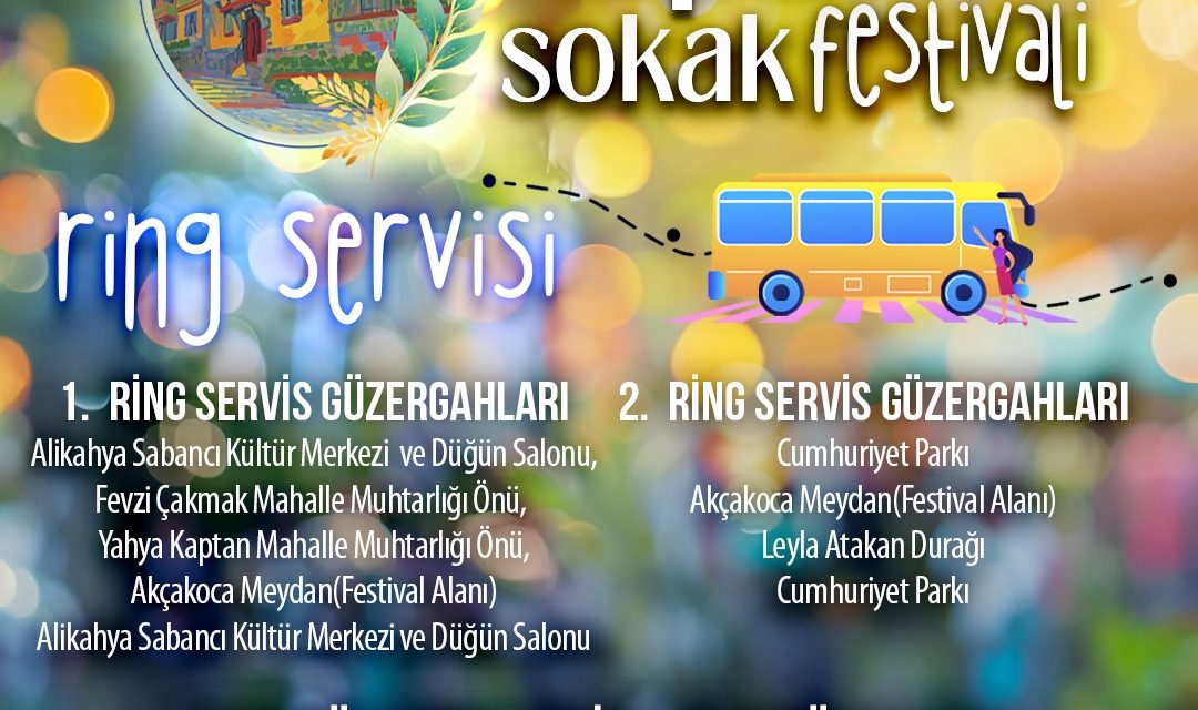 İZMİT BELEDİYESİNDEN KAPANCA SOKAK FESTİVALİ ÜCRETSİZ RİNG SERVİSİ HİZMETİ