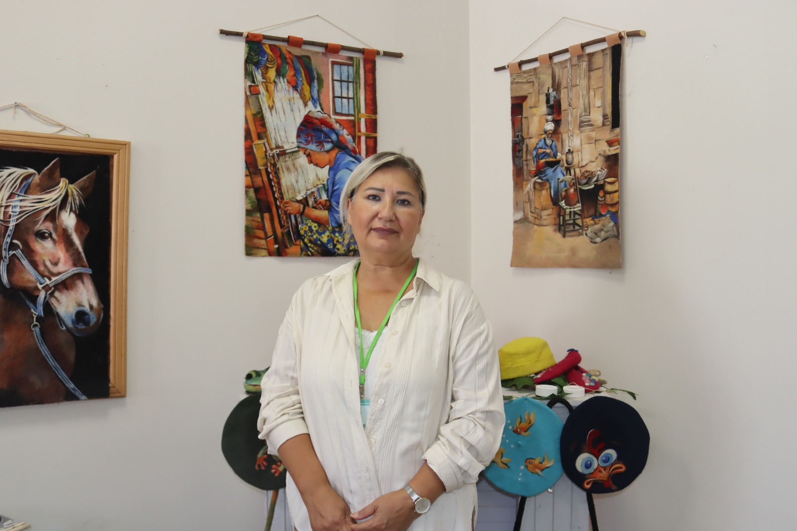 Keçe Atölyesi Sorumlusu Oya Tuncer