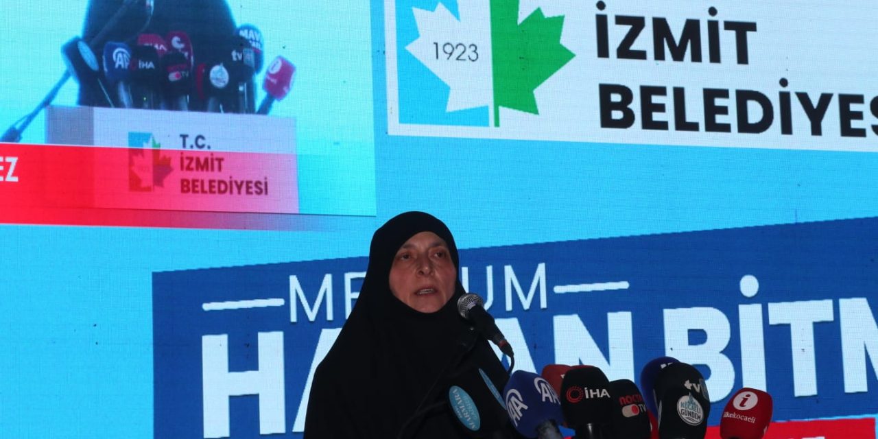 MERHUM MİLLETVEKİLİ HASAN BİTMEZ’İN EŞİ SAFİYE BİTMEZ’DEN TÜM İZMİTLİLERE TEŞEKKÜR