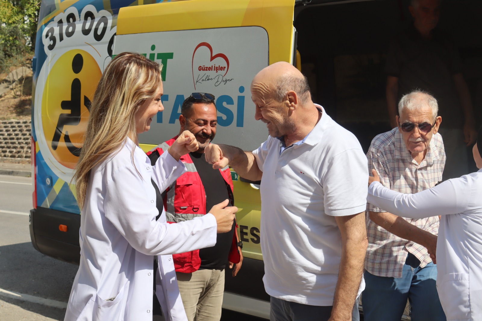 Misafirler karşılanırken
