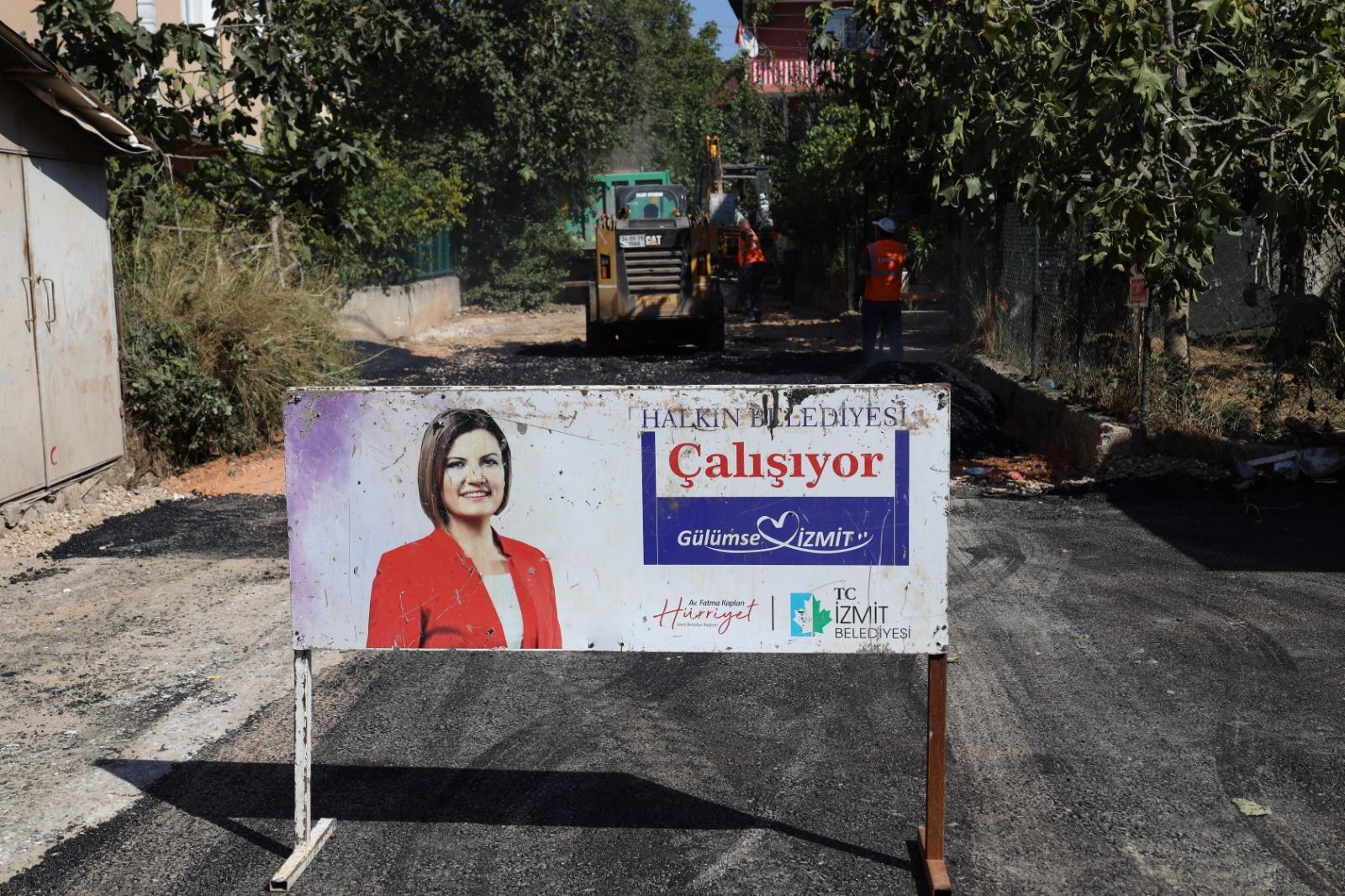 İzmit Belediyesinden Yeşilova’da asfalt konforu (1)