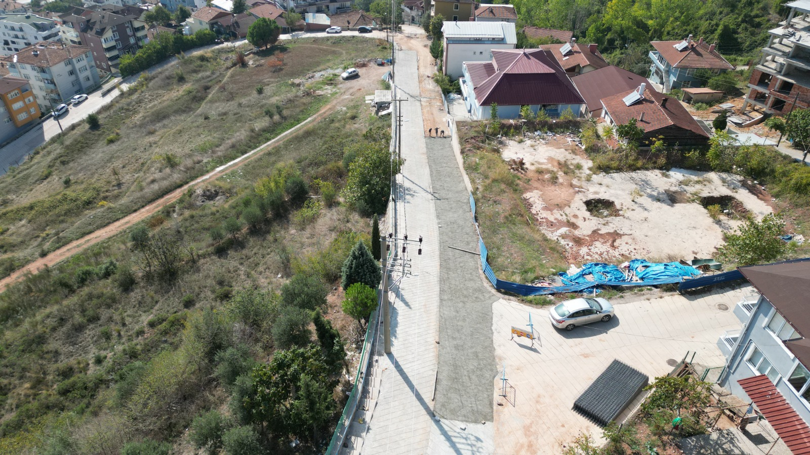 Yenimahalle’nin beton yolu yenileniyor (6)