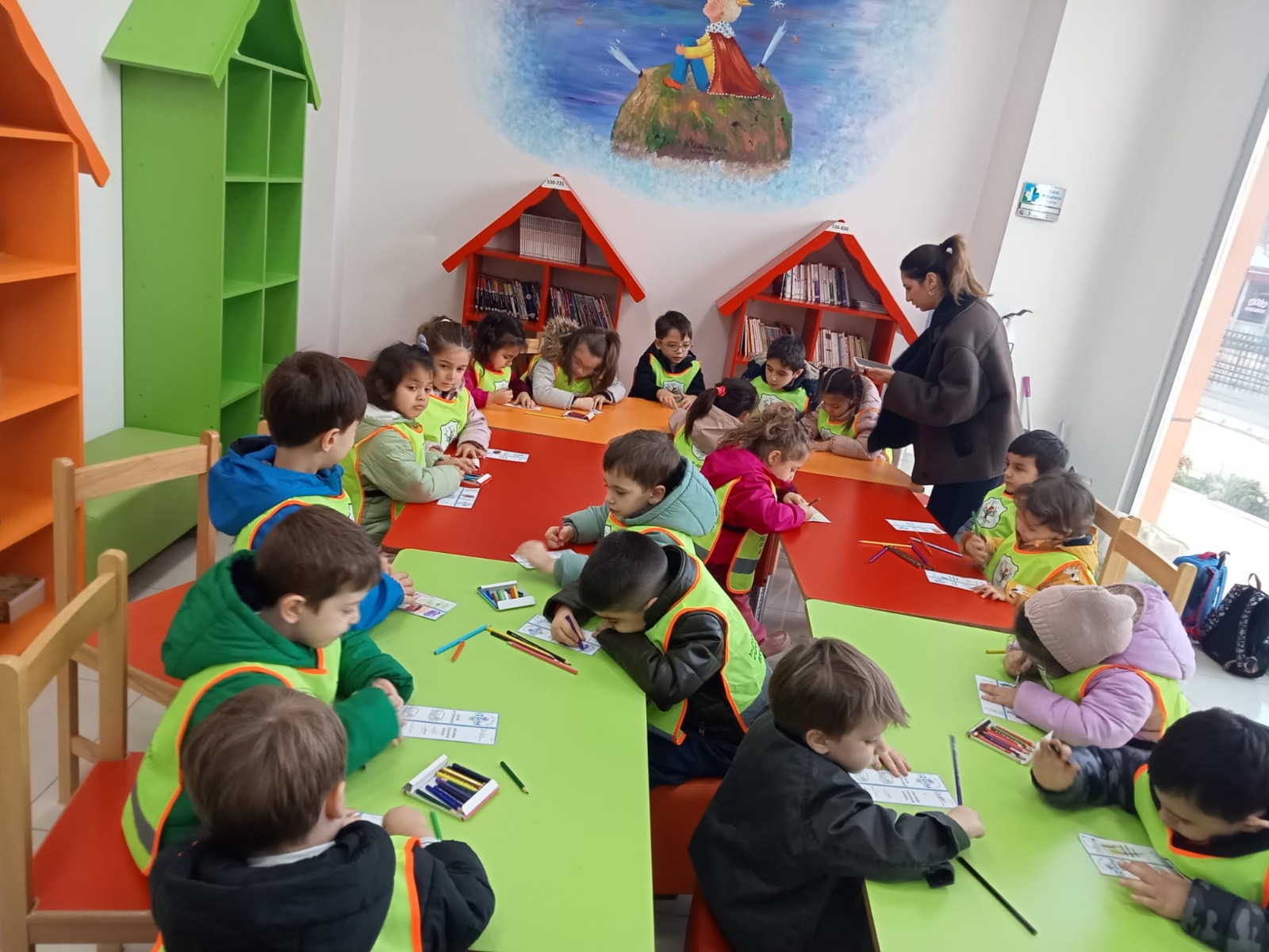 İZGİM, Yıldızlar Akademisi Gündüz Bakımevi’nin miniklerini ağırladı (1)