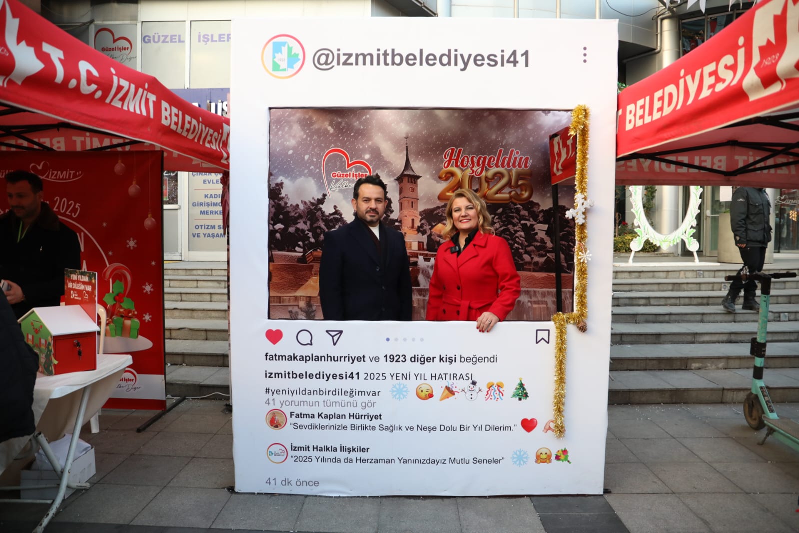 Yilbasi heyecani Izmit Belediye Meydani'nda yasaniyor (13)