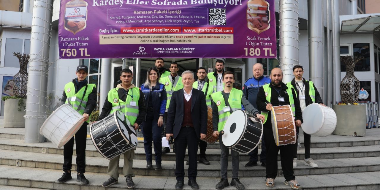 İZMİT’İN RAMAZAN DAVULCULARI BELLİ OLDU