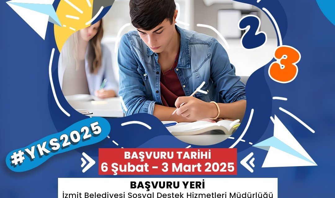 ÖĞRENCİLERE YKS ÜCRETİ DESTEĞİ BU YIL DA İZMİT BELEDİYESİNDEN