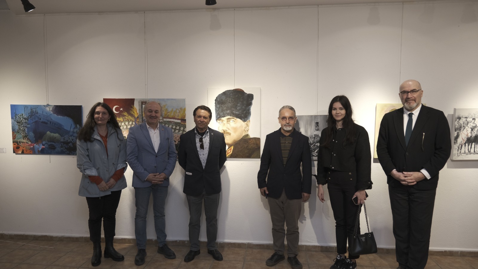 18 Mart Çanakkale Ruhu Karma Sergisi açıldı (1)