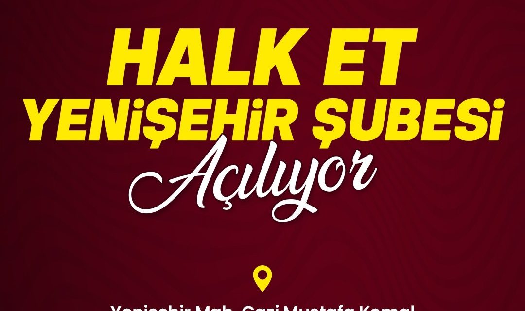 İZMİT BELEDİYESİ HALK ET YENİŞEHİR ŞUBESİ AÇILIYOR