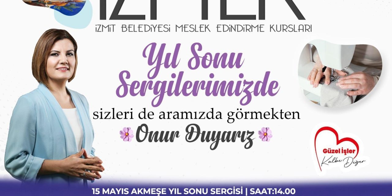 İZMEK’TEN YILSONU SERGİSİ VE DEFİLE ŞÖLENİ