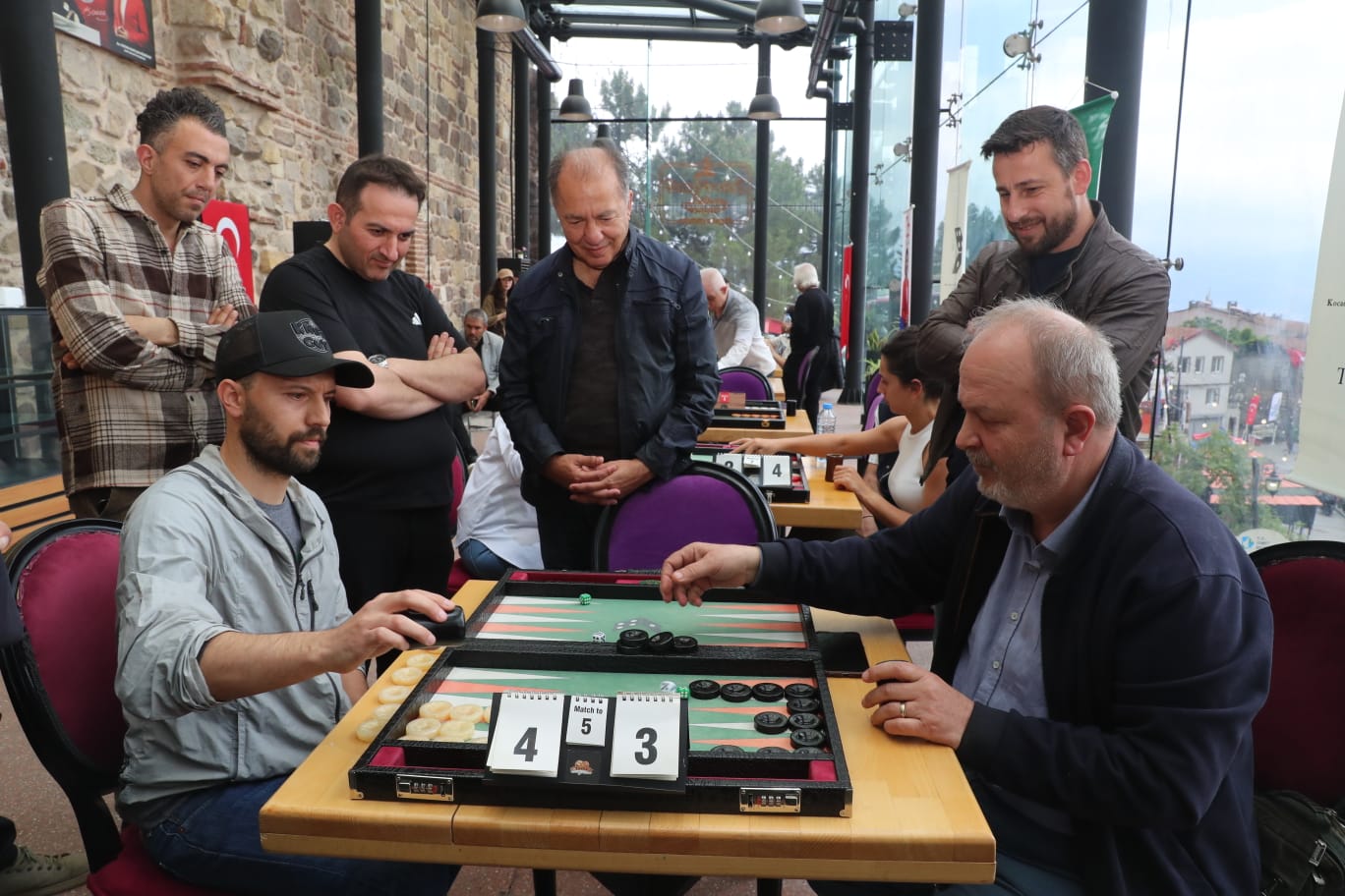 Kapanca Sokak Festivali'nde Tavla Turnuvasi heyecanli anlara sahne oldu (1)