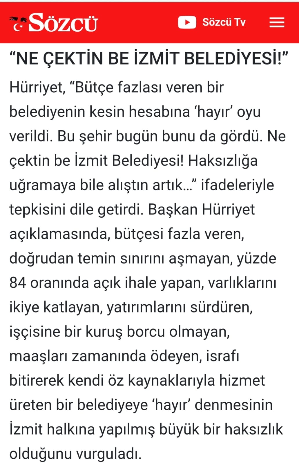 Sözcü; “AKP’liler 73 milyonluk gerçeğe sırt döndüler!” (1)