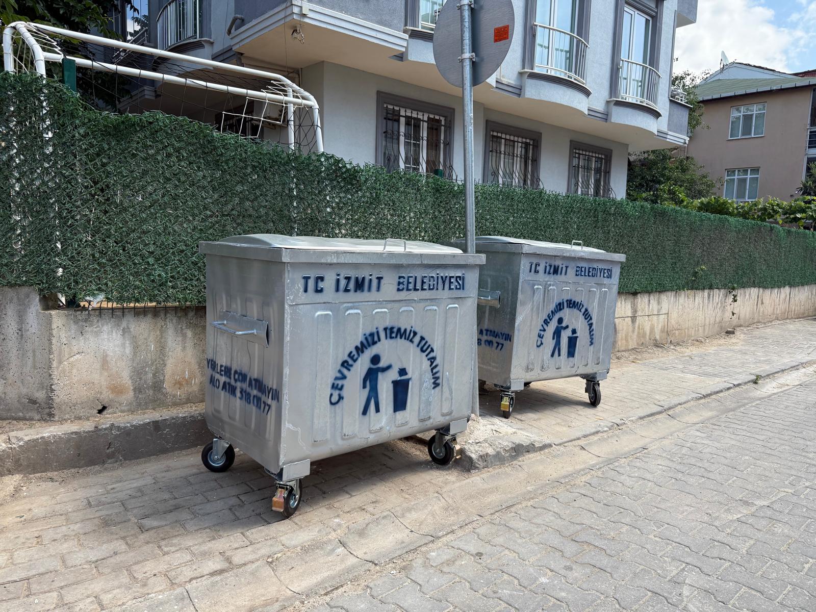 Yenişehir’de daha temiz bir İzmit için konteyner değişimi (4)