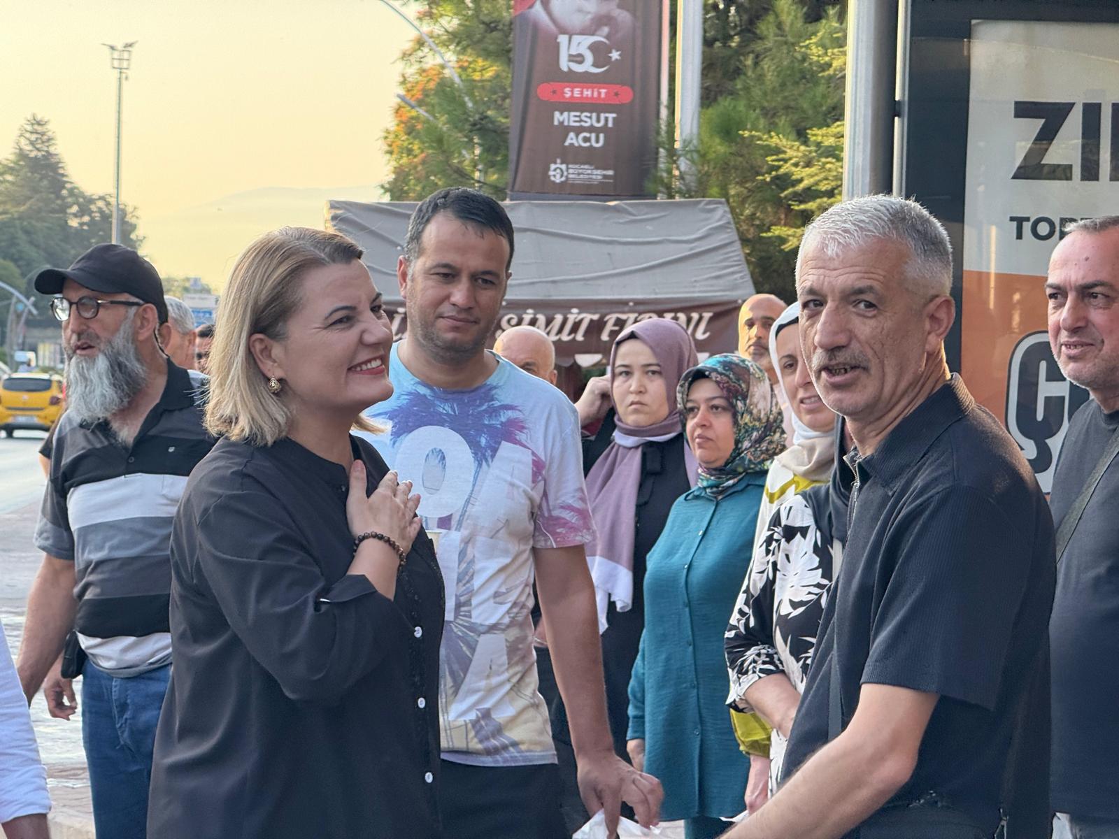 Fatma Baskandan emekçilere günaydin ziyaretleri devam ediyor (10)