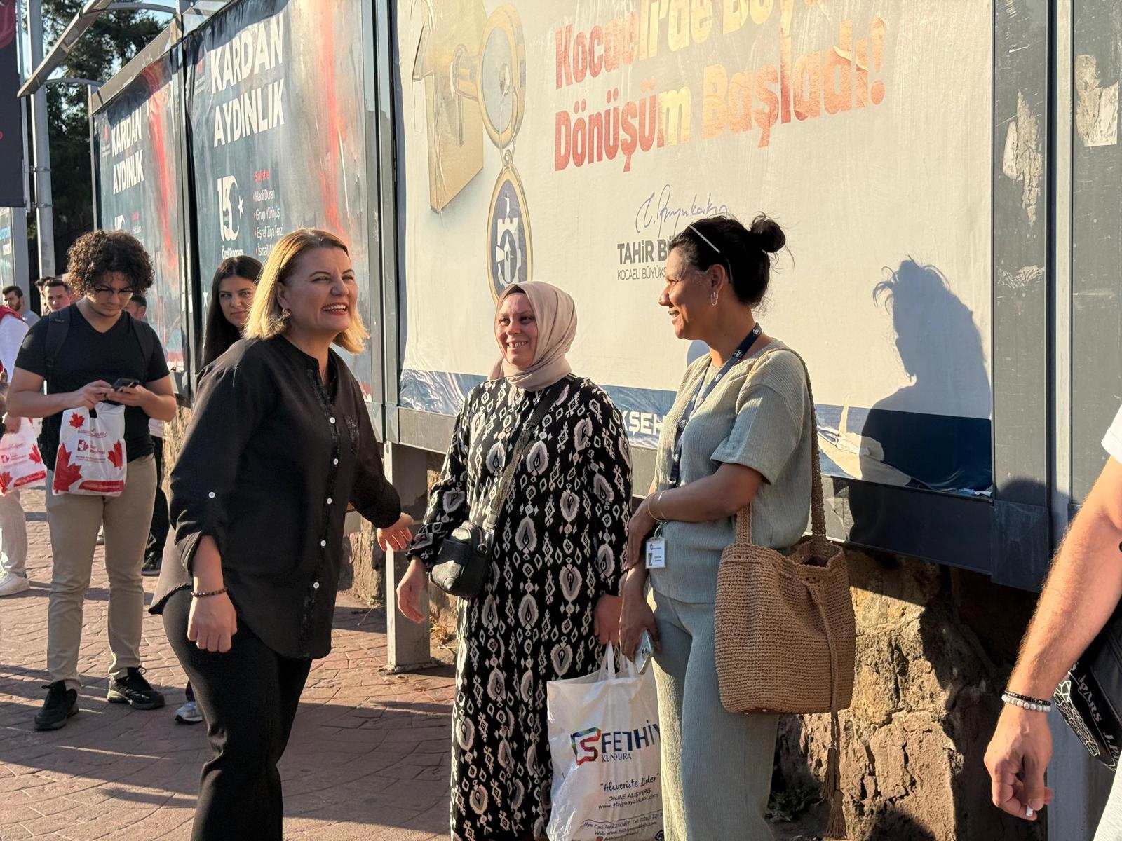 Fatma Baskandan emekçilere günaydin ziyaretleri devam ediyor (5)