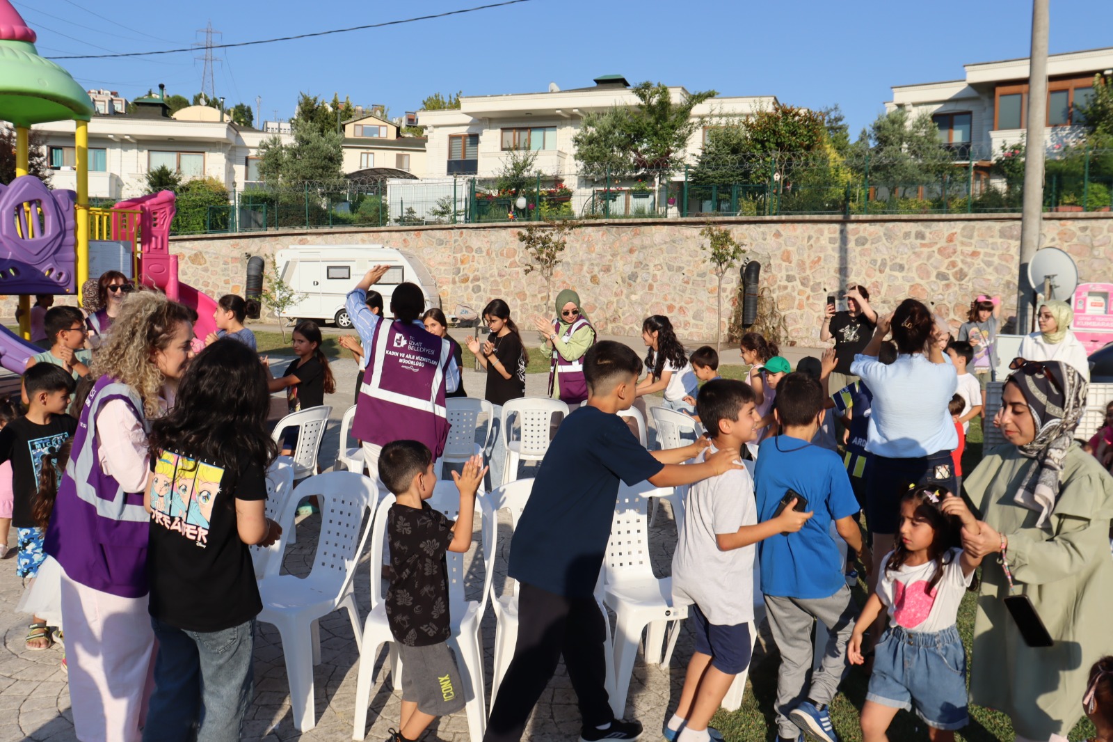 Tüysüzler'de çocuklar eglenceye doydu (4)