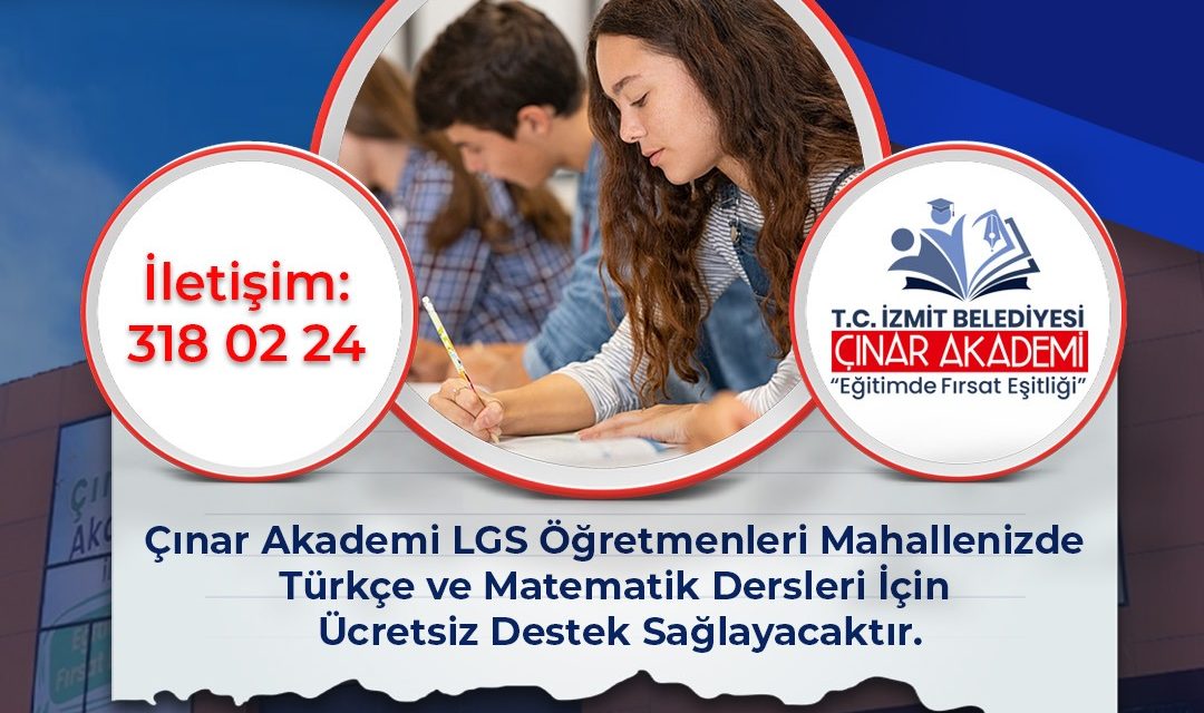 ÇINAR AKADEMİ’DEN MAHALLELERE EĞİTİM SEFERBERLİĞİ
