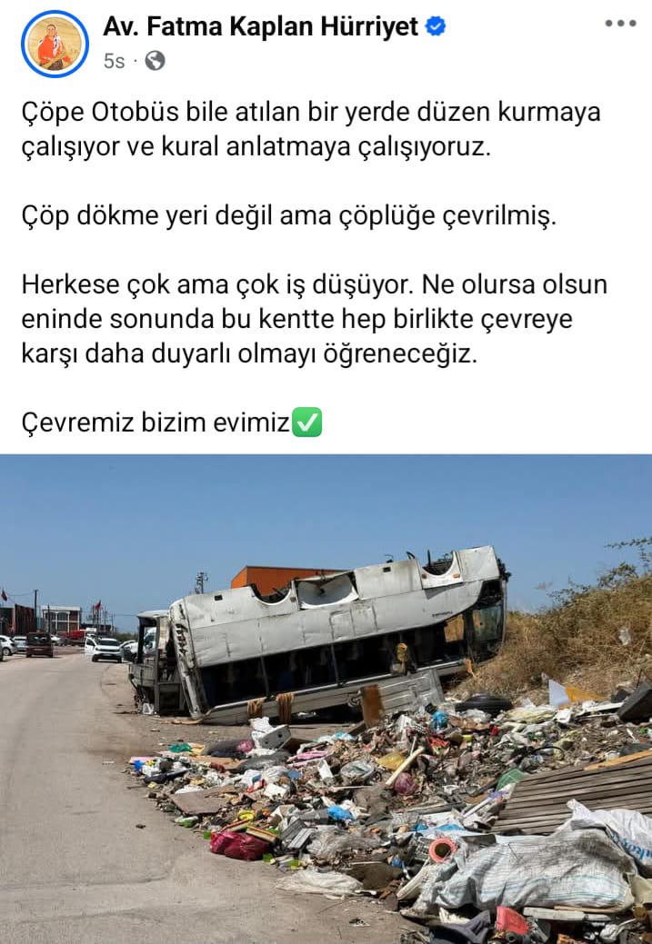 FATMA BAŞKAN: ÇÖPE OTOBÜS ATAN ZİHNİYETE KARŞI MÜCADELE EDİYORUZ