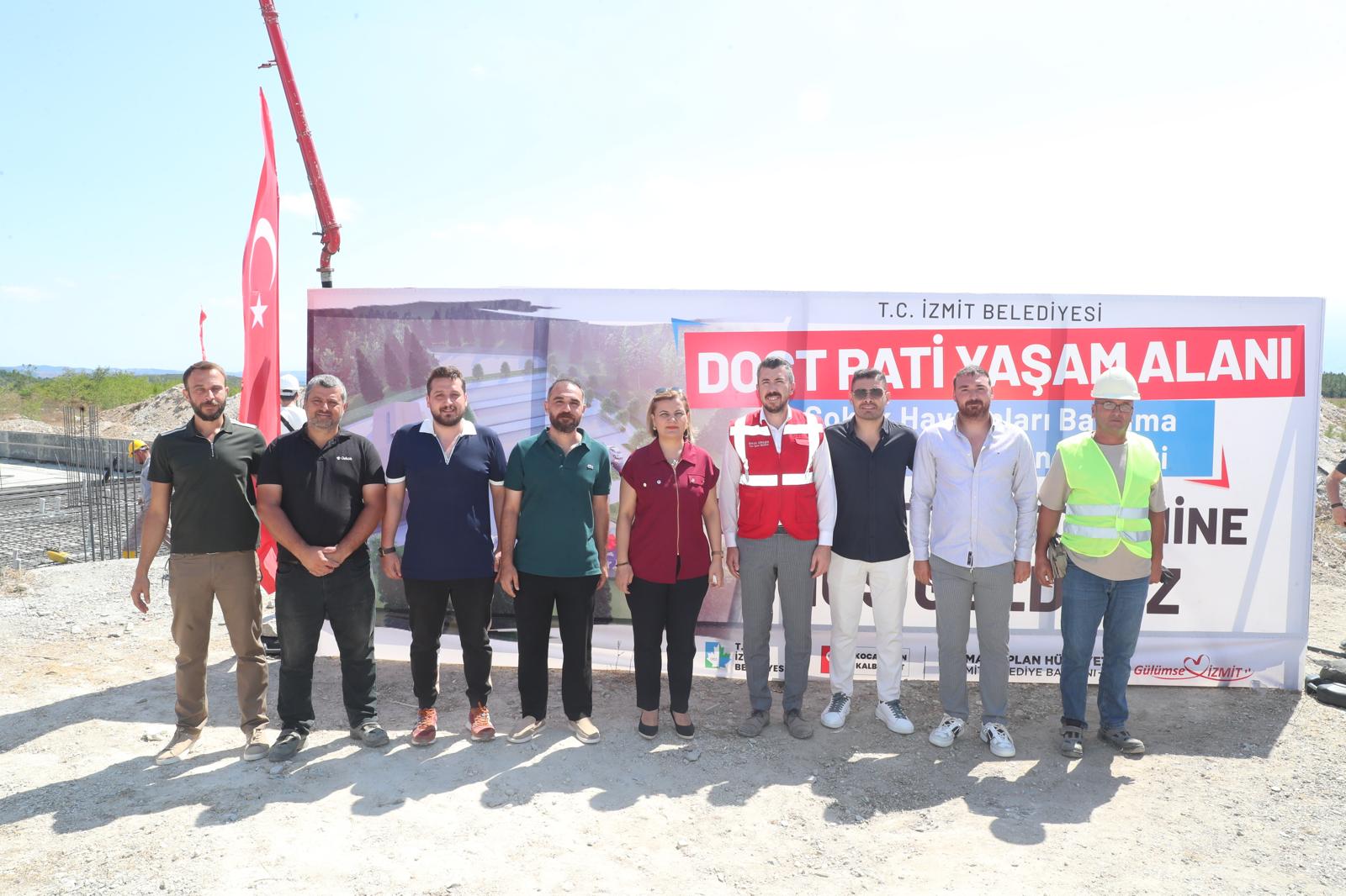 İzmit Belediyesi pati dostları için yaşam alanının temelini attı (3)