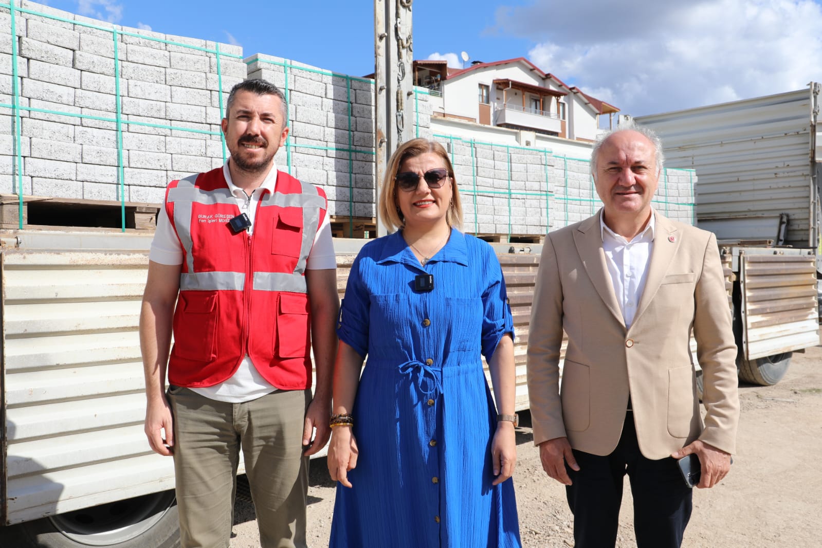 Fatma Baskan güne Fen Isleri santiyesinde basladi (7)
