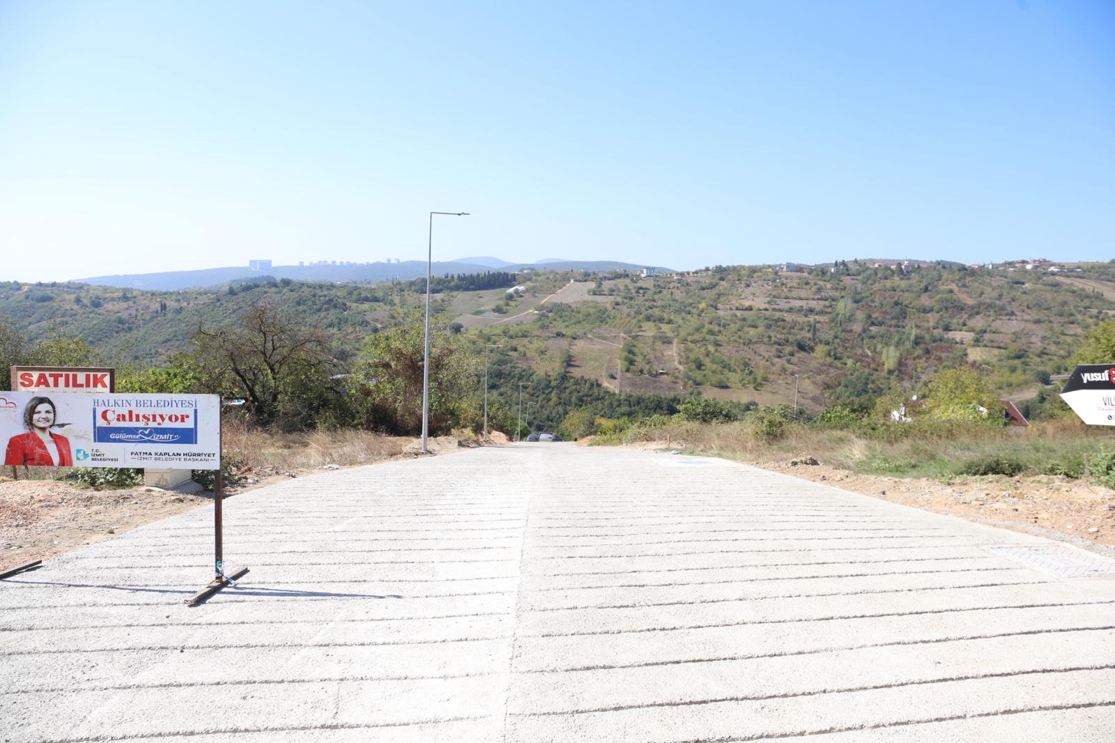Izmit Belediyesinden Kabaoglu'na konforlu ve güvenli yollar (2) Izmit Belediyesinden Kabaoglu'na konforlu ve güvenli yollar (2)