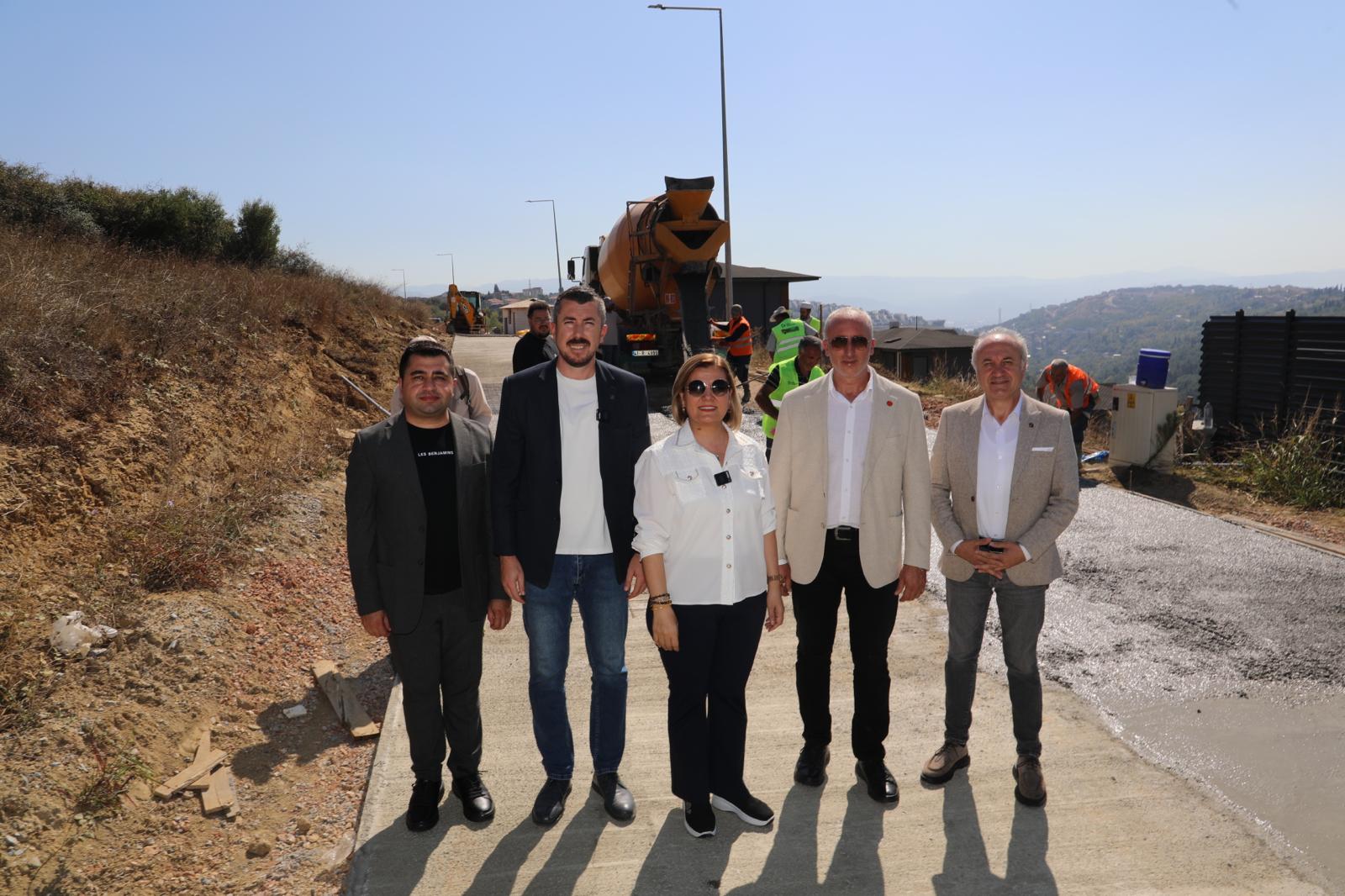 Izmit Belediyesinden Kabaoglu'na konforlu ve güvenli yollar (4) Izmit Belediyesinden Kabaoglu'na konforlu ve güvenli yollar (4)