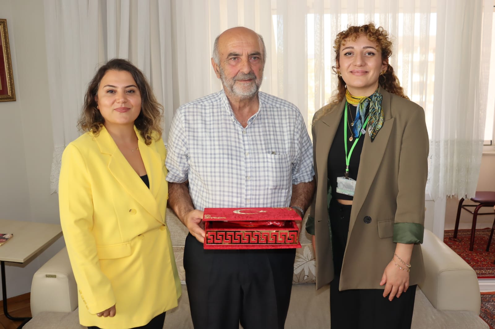 Kibris Gazisi Ahmet Aytaça ziyaret