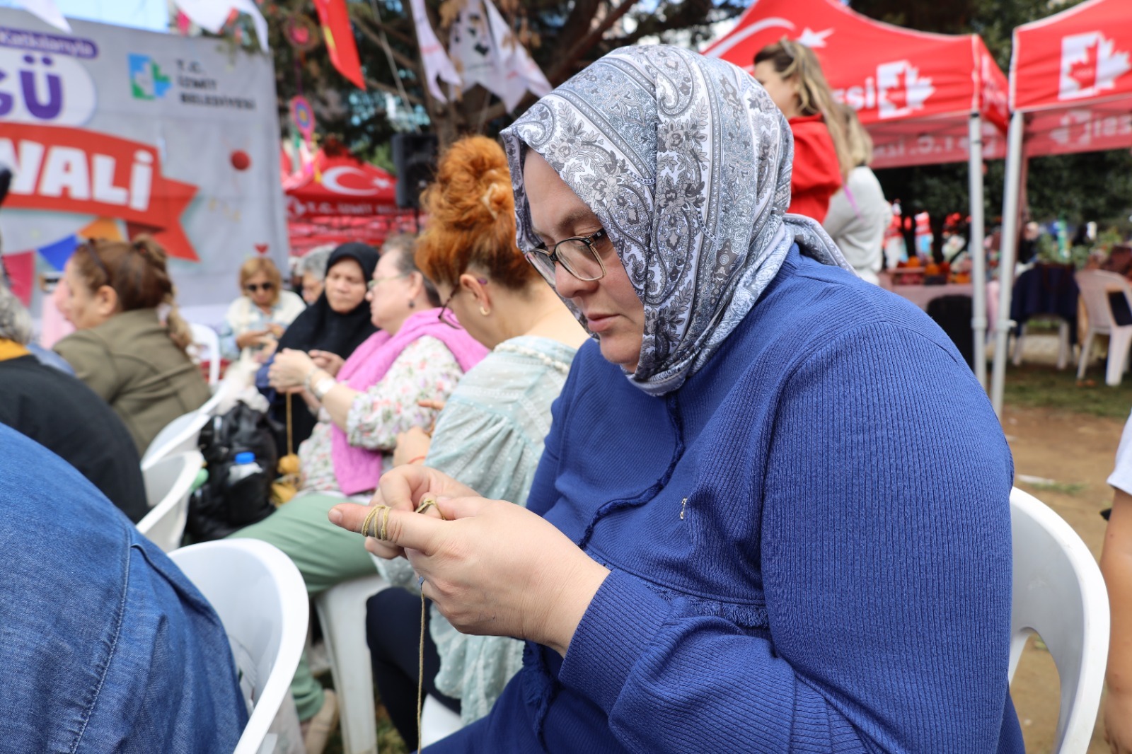 Örgü Festivali renkli görüntülere sahne oldu (10)