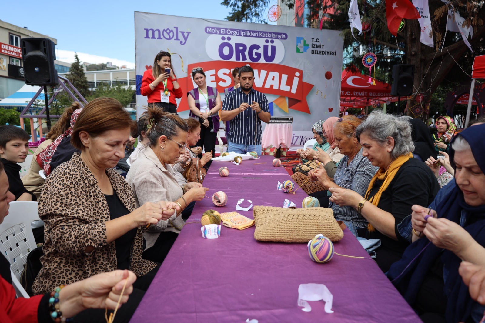 Örgü Festivali renkli görüntülere sahne oldu (4)